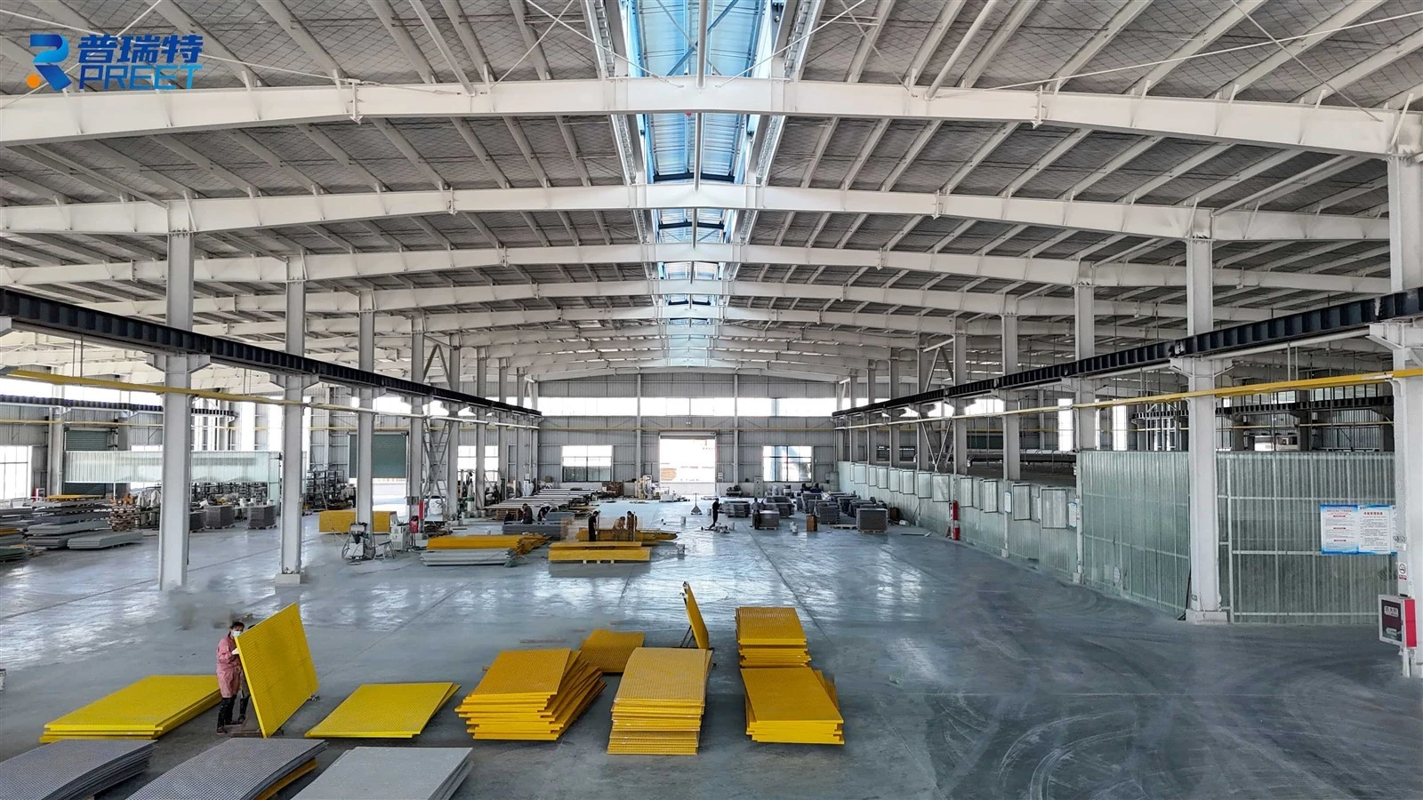 fiberglass grating manufacturer factory production line molded grating panels fiberglass grating manufacturer factory production line molded grating panels
